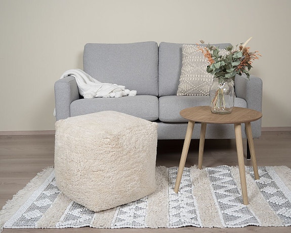 OUTLET Lumi puuvillamatto 200x290 cm valkoinen