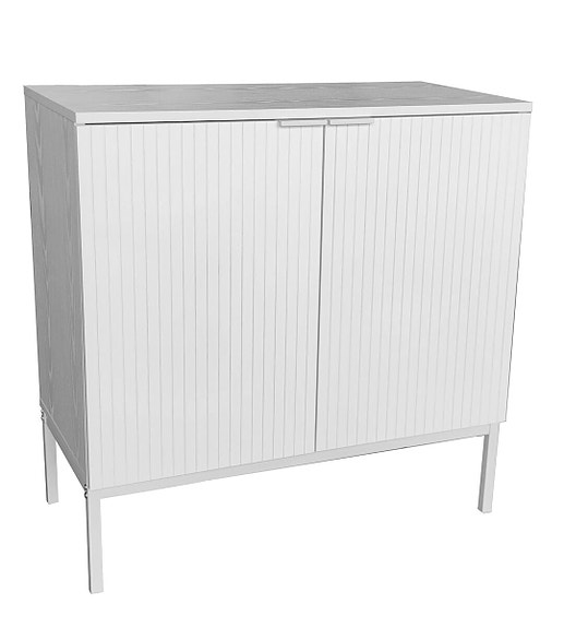 OUTLET Siera matala kaappi 80x40x80 cm valkoinen