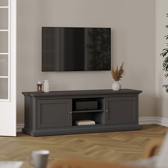 OUTLET Paris tv-taso 150 tummanharmaa