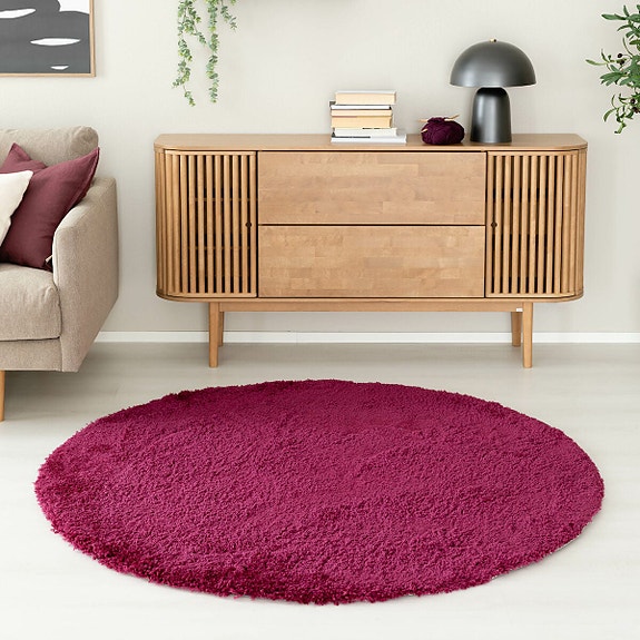 OUTLET Rondo nukkamatto Ø160 cm pyöreä pinkki