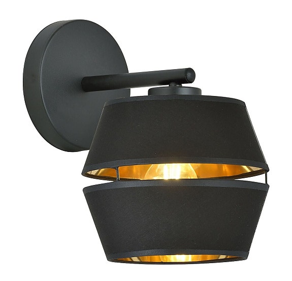 OUTLET Emibig Piano seinävalaisin musta/kulta