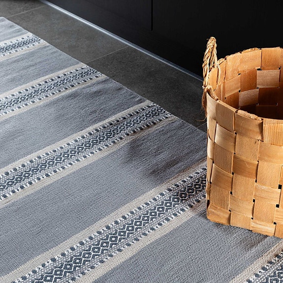 OUTLET Runo puuvillamatto 160x230 cm harmaa