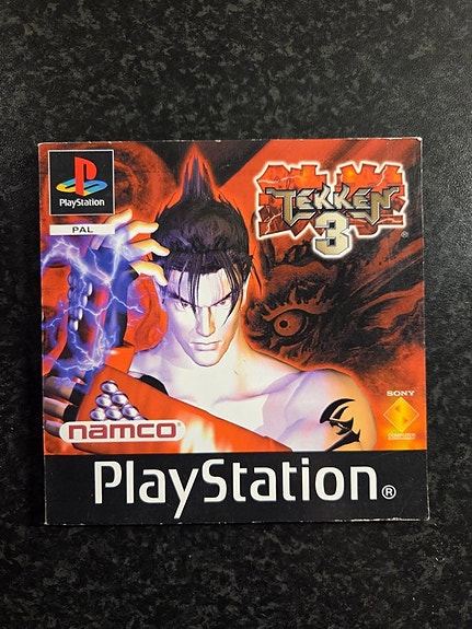 Tekken 3 ohjekirja PS1