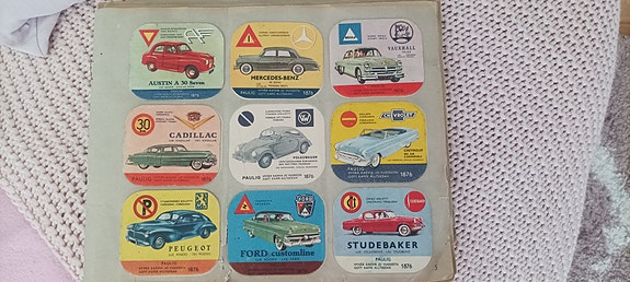 Paulig auto kortteja ja juliste