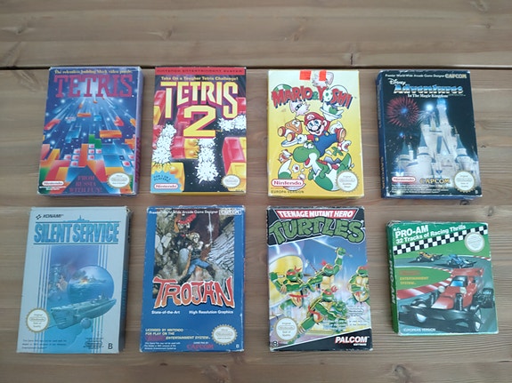 Nintendo nes pelejä