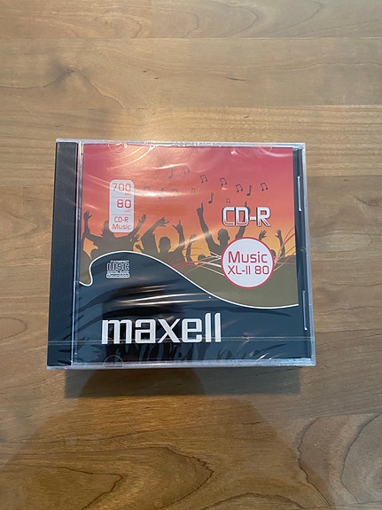 Maxell Music XLII 80 CD-R levy