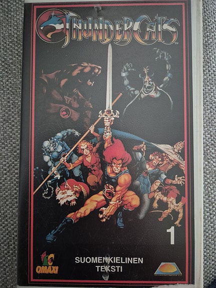 Thundercats 1 VHS-kasetti suomeksi