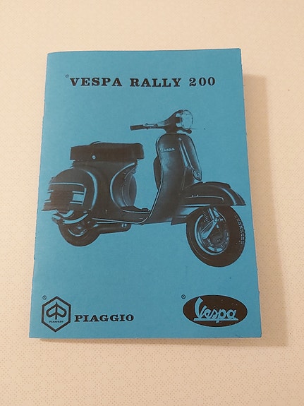 Vespa rally 200 ohjevihko