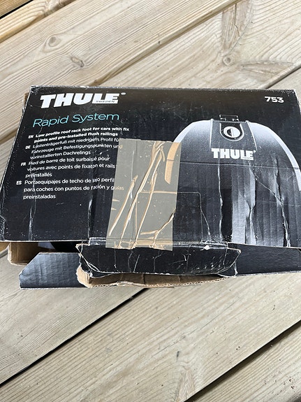Thule Rapid System 753 kattotelineen jalat