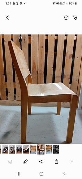 Alvar Aalto rivituoli 40-luku