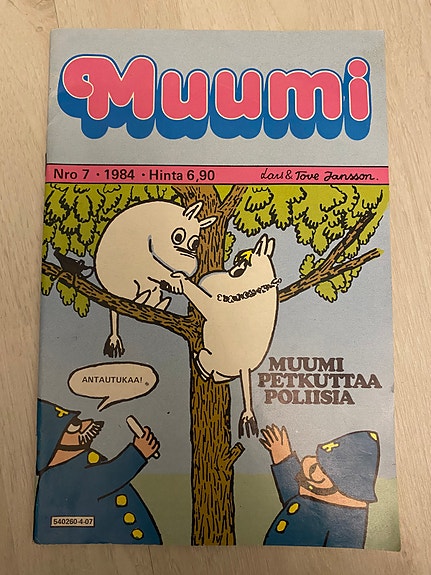 Muumi lehti kasarilta