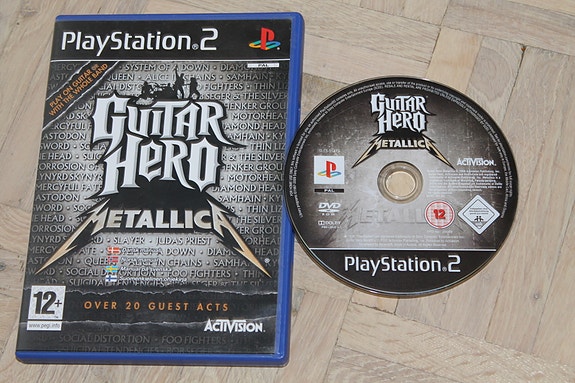 Metallica Guitar Hero Playstation 2 PS2 peli