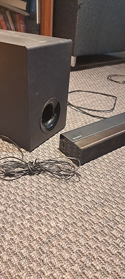 Sony SS-WCT80 soundbar ja subwoofer musta