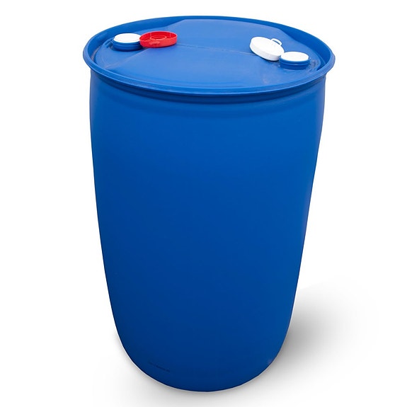 Sininen muovitynnyri 200 l