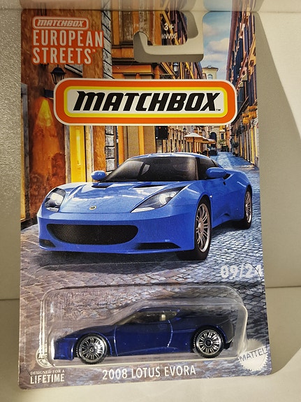 Matchbox 2008 Lotus Evora Blue