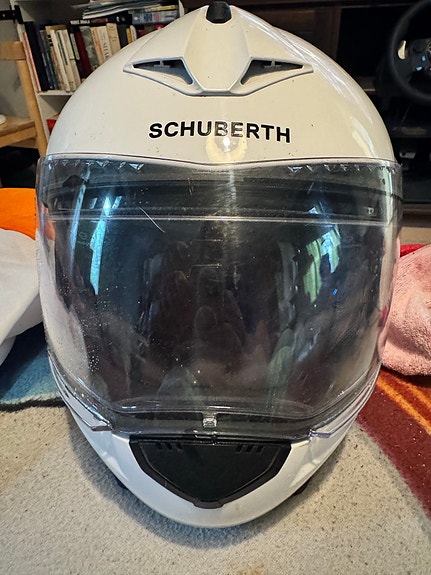 Schuberth C3 Pro moottoripyöräkypärä koko 64/65 valkoinen