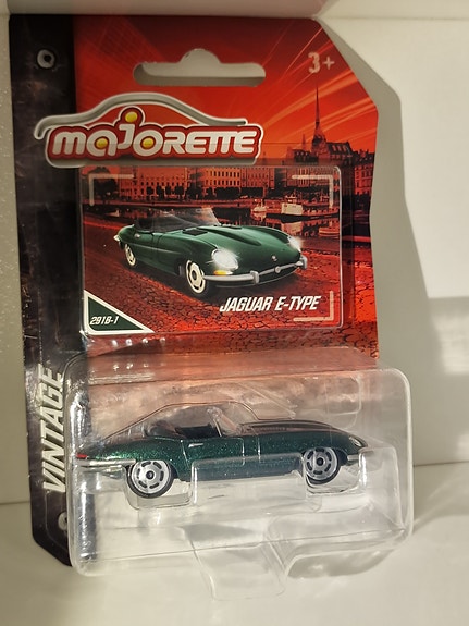 Majorette Jaguar E-Type Green