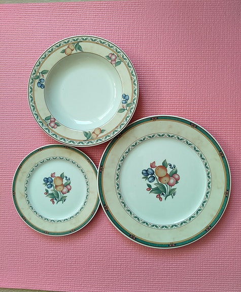 Lautaset Heinrich Winterling Bavaria 15kpl
