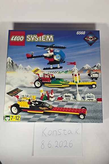 Lego Town 6568 Drag Race Rally Avaamaton