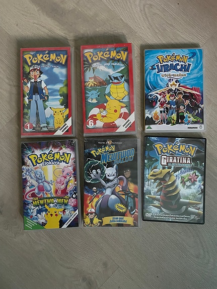 Pokemon VHS- ja DVD-elokuvapaketti