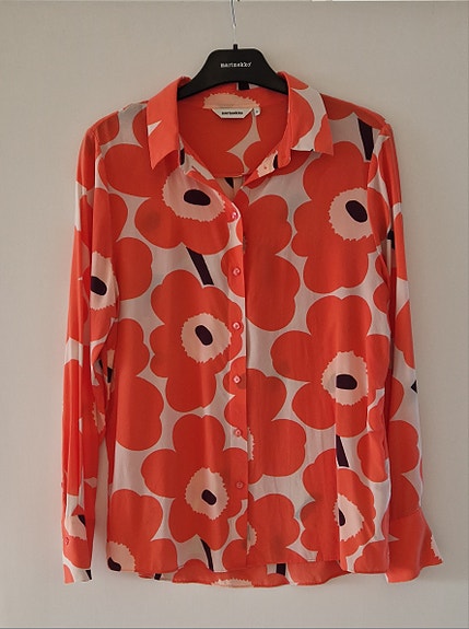 Marimekko silkkipaita, 38