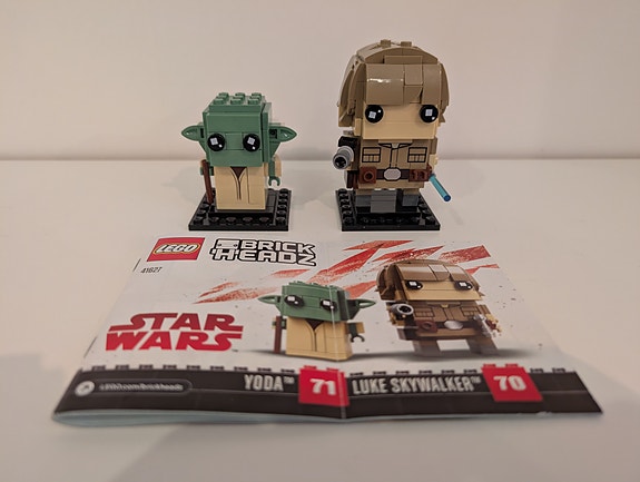 LEGO BrickHeadz Star Wars 41627 Luke Skywalker and Yoda