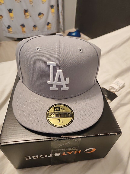 new era Harmaa fitted LA lippis käyttämätön