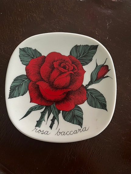 Arabia Rosa Baccara pieni lautanen – Esteri Tomula