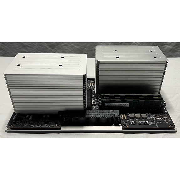 Mac Pro (4.1 sekä 5.1) Dual CPU tray (2x 6-core Xeon 3.46 + 96GB 1333 (6x16))