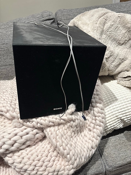 Sony SS-WSB103 subwoofer kaiutin musta