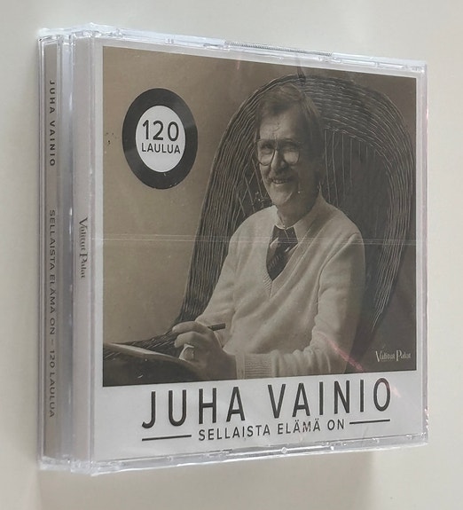 Juha Vainio : Sellaista elämä on : 120 laulua 5CD-levyn boxi