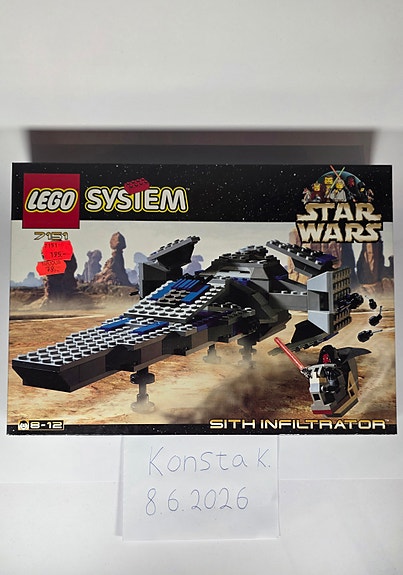 Lego Star Wars 7151 Sith Infiltrator Avaamaton