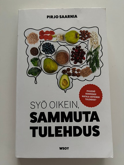 Syö oikein, sammuta tulehdus. Pirjo Saarnia