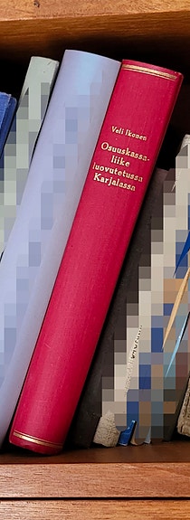 Veli Ikonen Osuuskassaliike luovutetussa Karjalassa -kirja