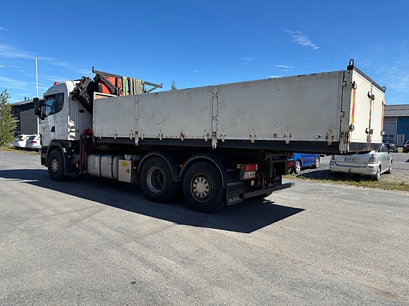 Scania 124 +Palfinger PK23002+ Vaijerilaite