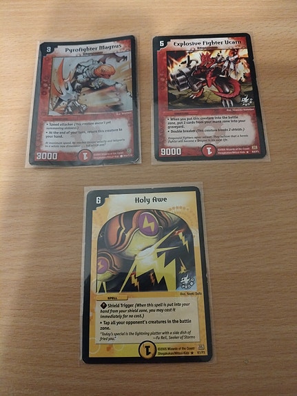 3 x Duel Masters kortit