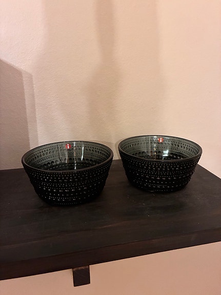 Iittala Kastehelmi kulhot lasi