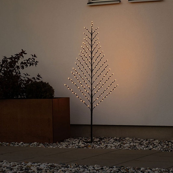 OUTLET Konstsmide 2D-puu 150cm 200 led sisä-/ulkokäyttöön