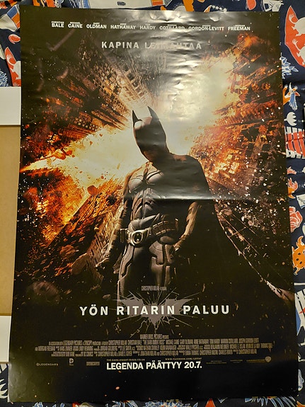 Yön Ritarin Paluu - harvinainen aito juliste 70x100cm (+tarvittaessa kehys)