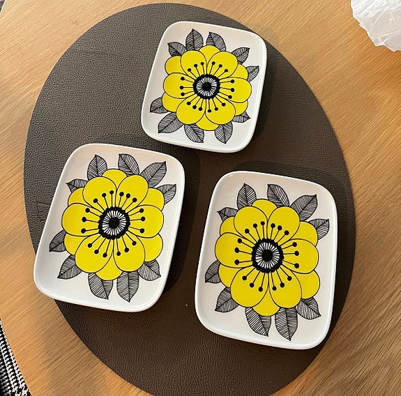 Marimekko Oiva Kestit lautanen 3kpl