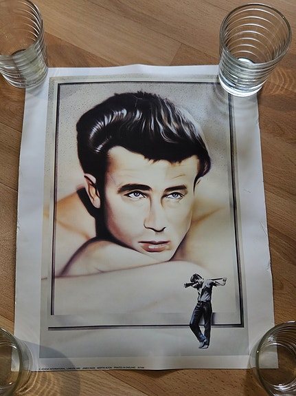 Vintage James Dean keräily juliste taulu Martin Alton