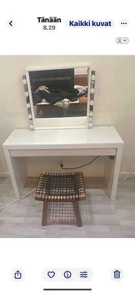 Ikea malm kampauspöytä
