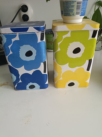 Marimekko unikko peltipurkit