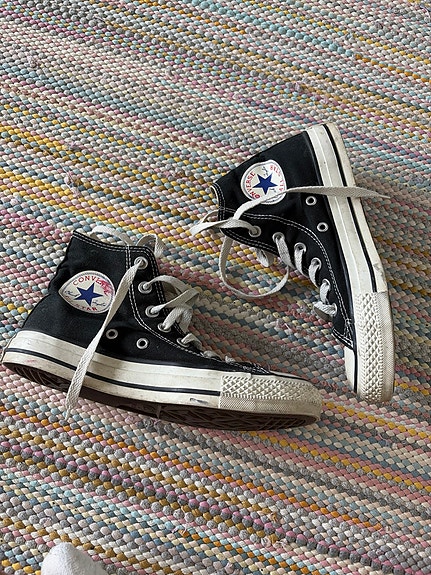Converse klassikkotennarit koko 37 musta