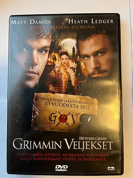 Grimmin veljekset DVD-elokuva