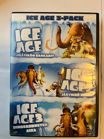 Ice Age 3-pack DVD suomeksi