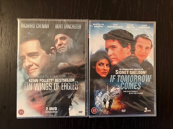On wings of Eagles ja If tomorrow comes minisarjat (DVD:t uusia)
