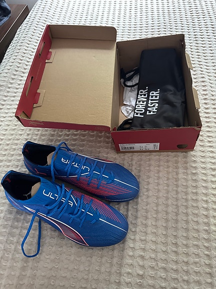 Puma Ultra Ultimate FG jalkapallokengät koko 41 sininen