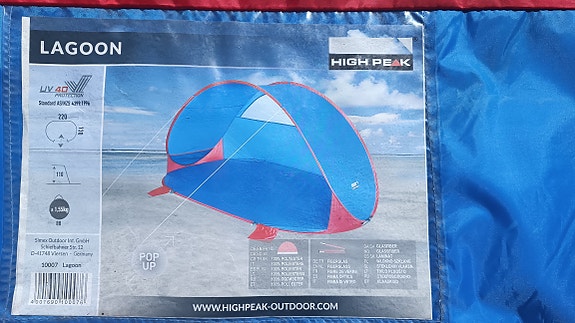 High Peak pop up -rantateltta/-katos