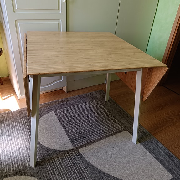 IKEA PS 2012 taittopöytä bambu / valkoinen